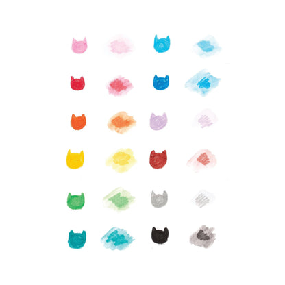 Cat Parade Twist-Up Watercolor Gel Crayons