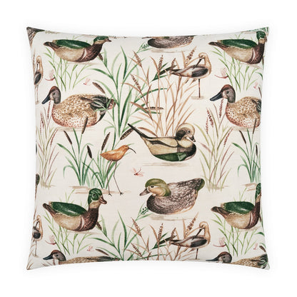 Ducks & Friends Feather Down 24x24 Pillow