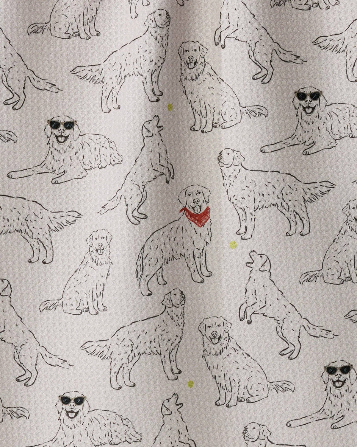 Golden Gang Tea Towel: Poppy