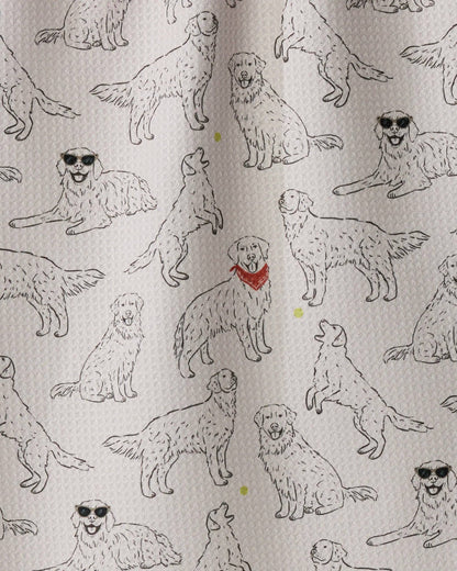 Golden Gang Tea Towel: Poppy