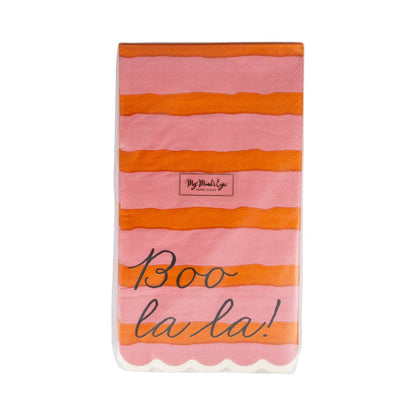 Pink & Orange Boo La La Dinner Napkin