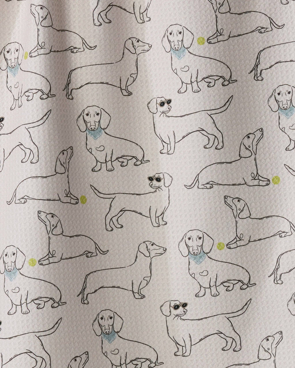 Doxie Pals Tea Towel: Storm
