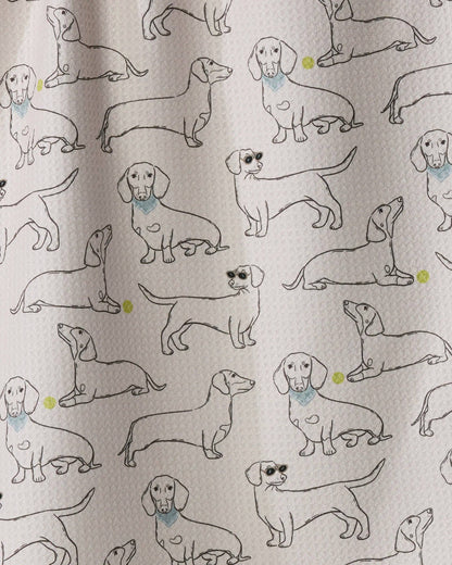 Doxie Pals Tea Towel: Storm
