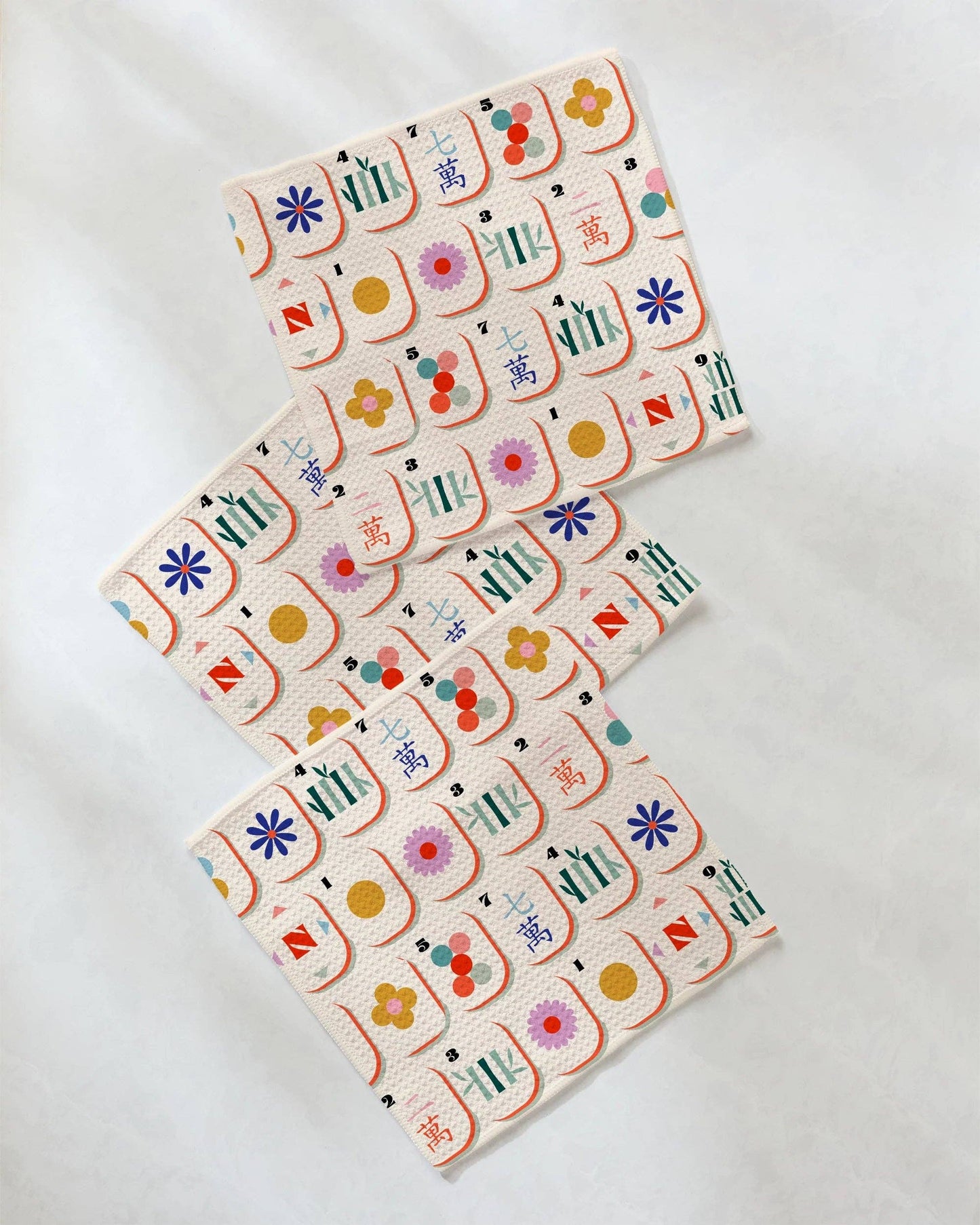 Tile Toss Dishcloth Set