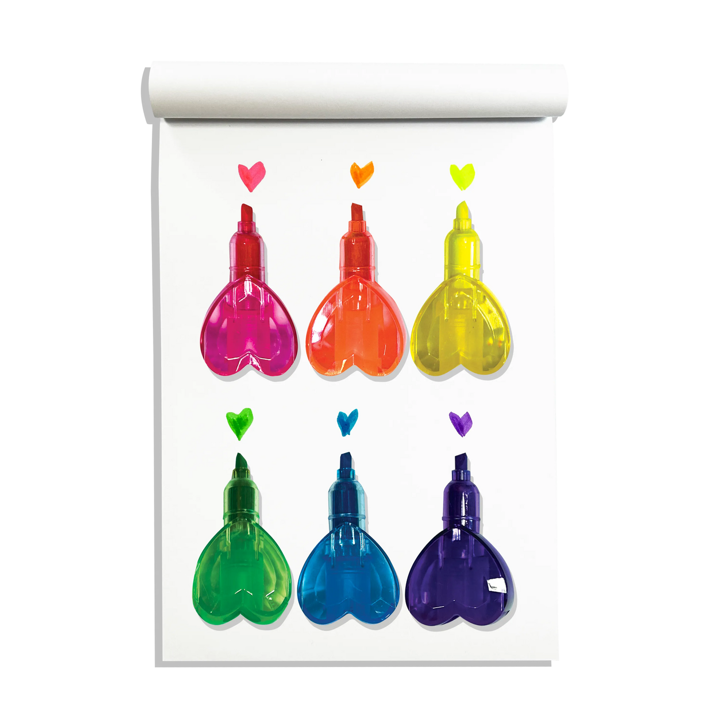 Heart Stacks: Stacking Highlighters