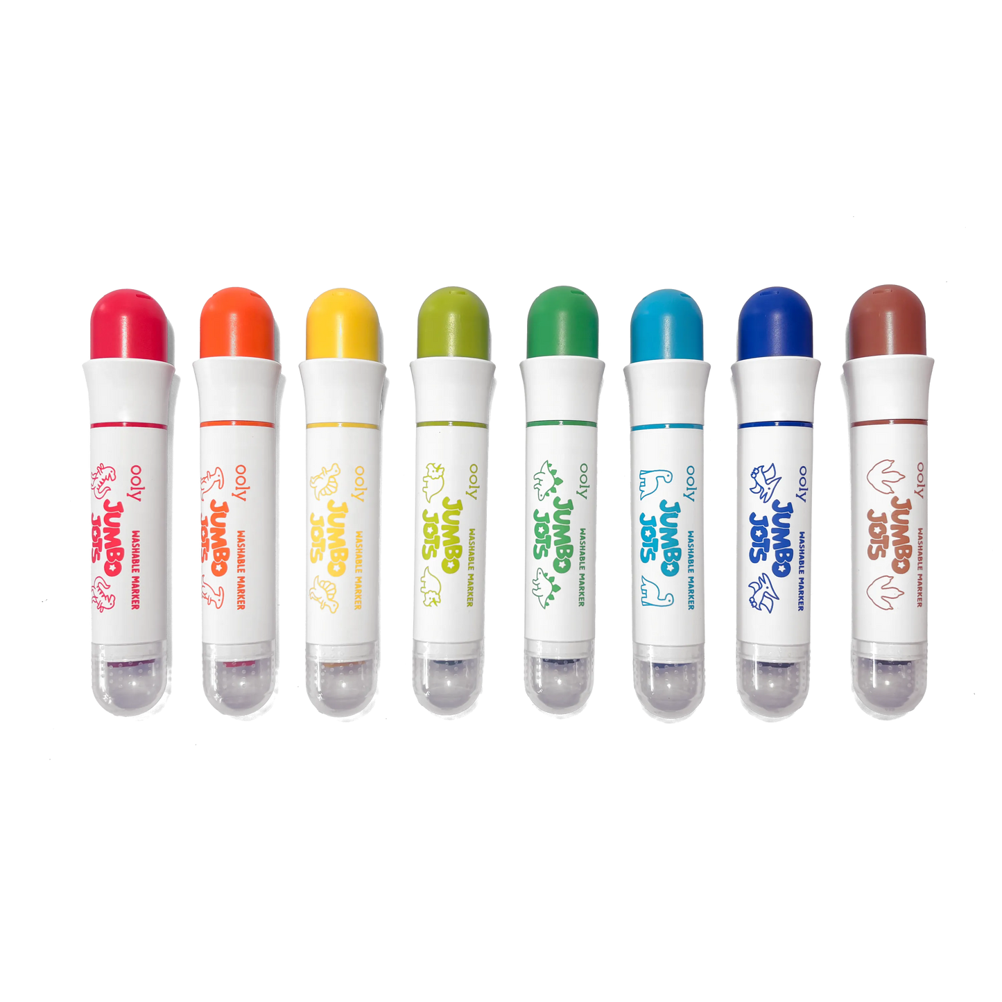 Jumbo Jots Dual Tip Dinosaur Stamp Markers