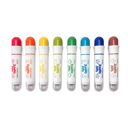 Jumbo Jots Dual Tip Dinosaur Stamp Markers