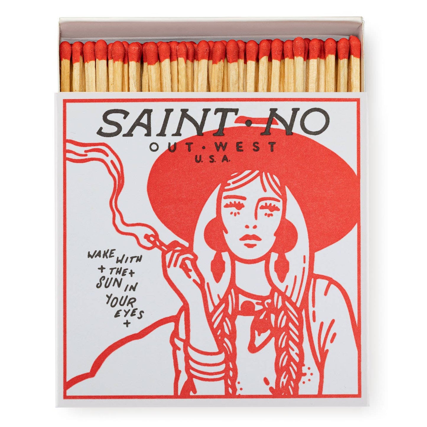 Out West Square Safety Matches