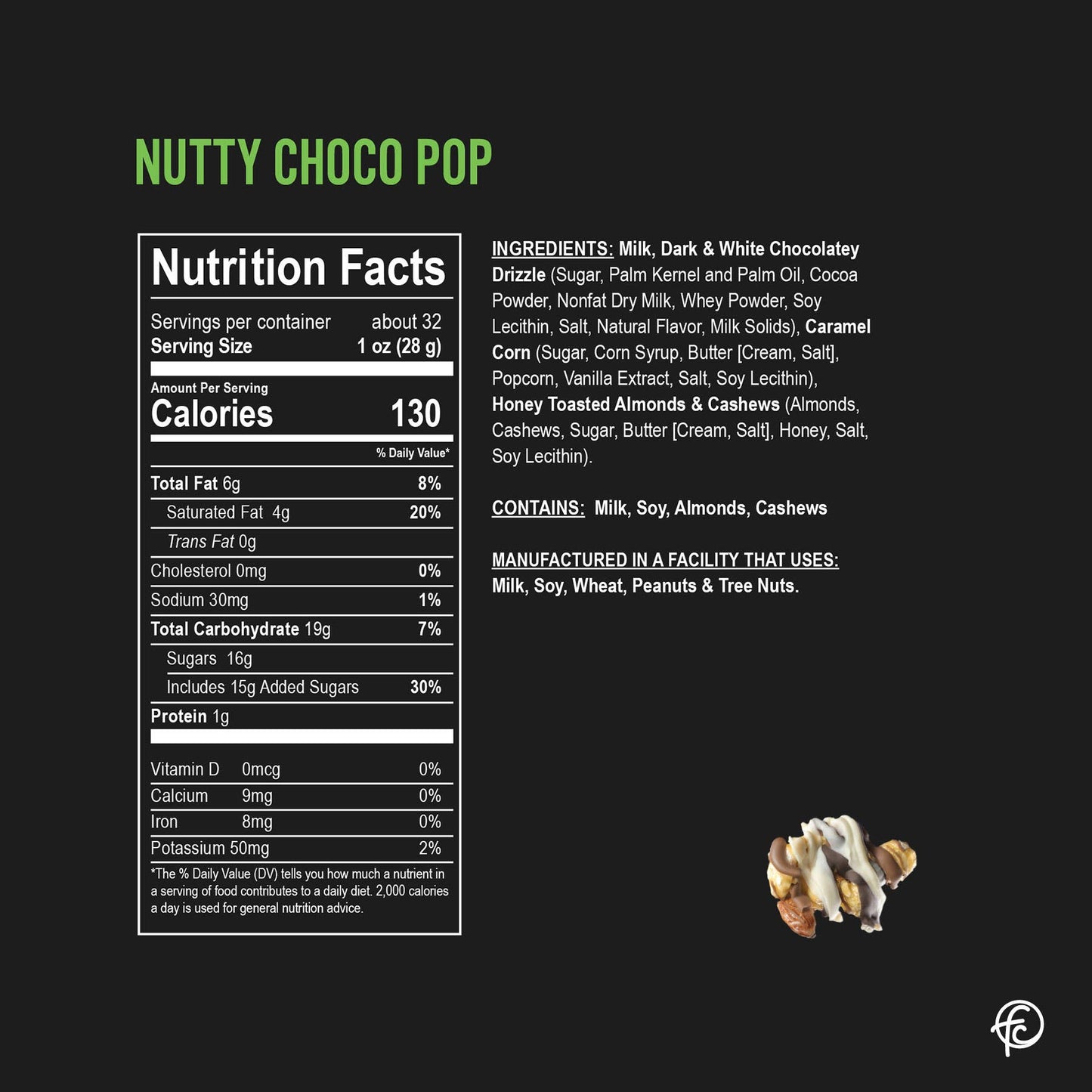 Nutty Choco Chocolate Popcorn Canister