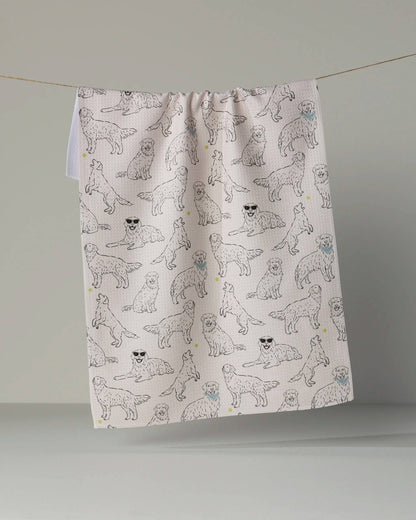 Golden Gang Tea Towel: Poppy
