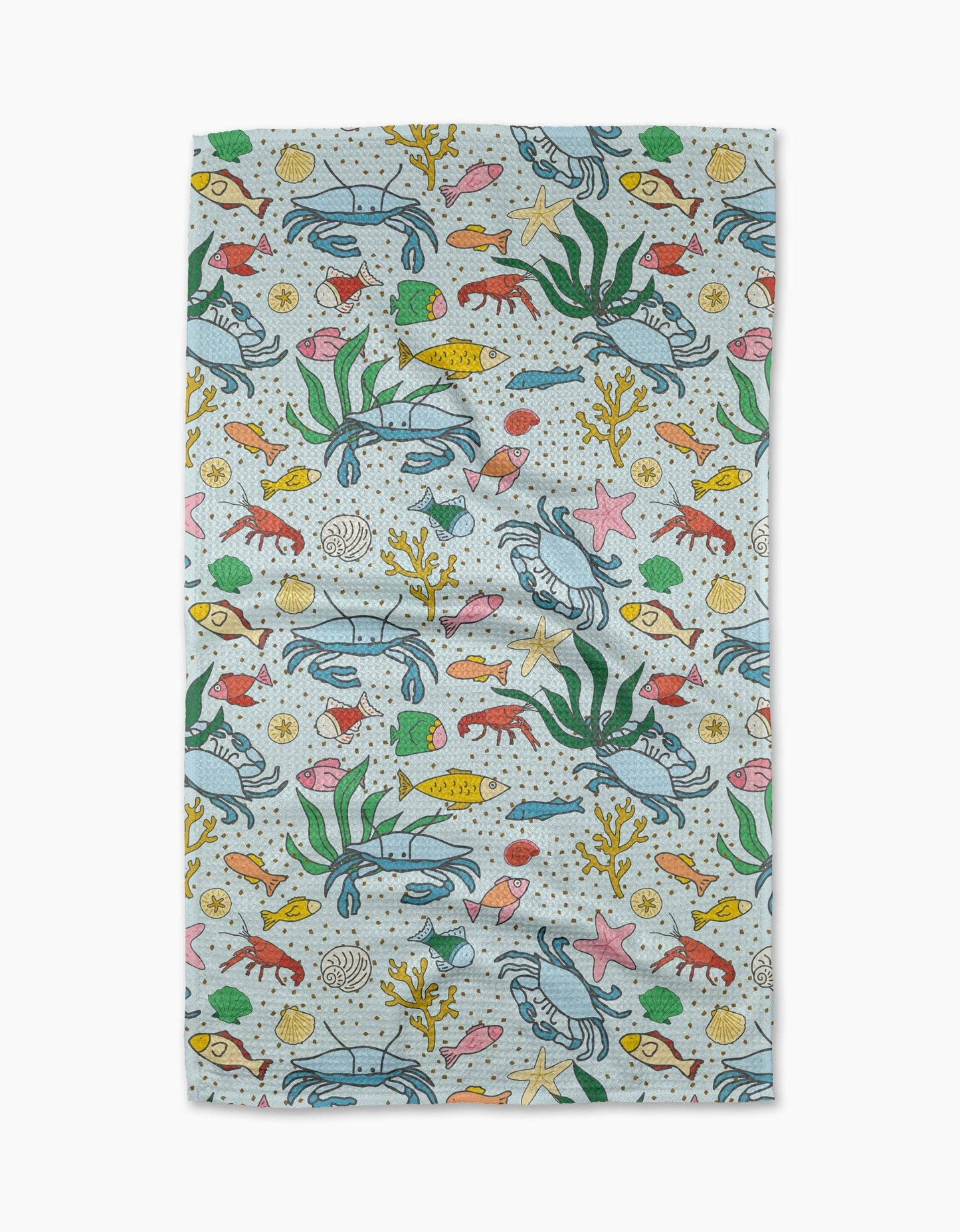 Beneath the Waves Tea Towel