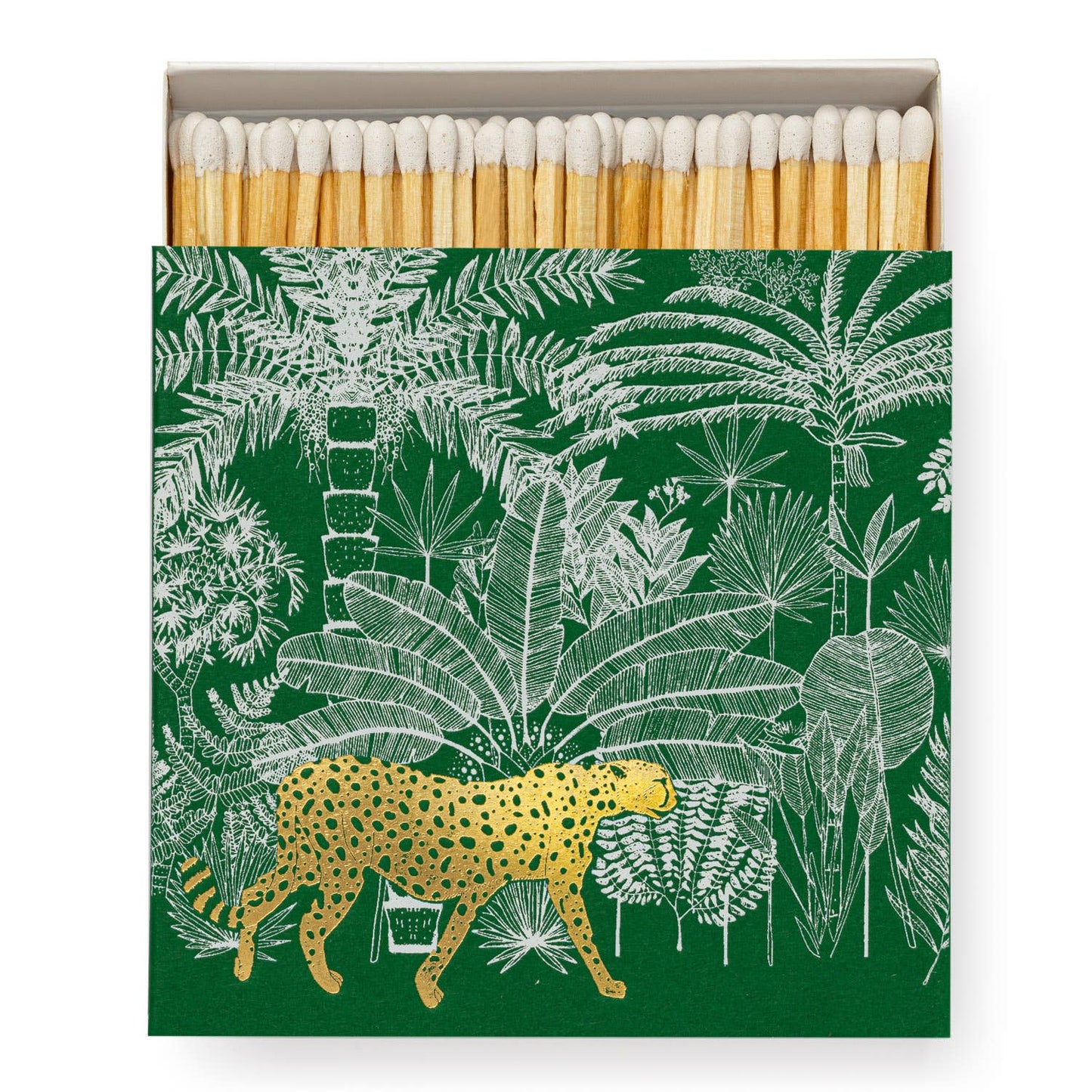 Cheetah in Jungle Square Safety Matches