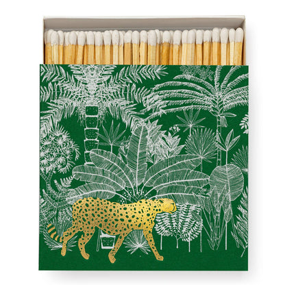 Cheetah in Jungle Square Safety Matches