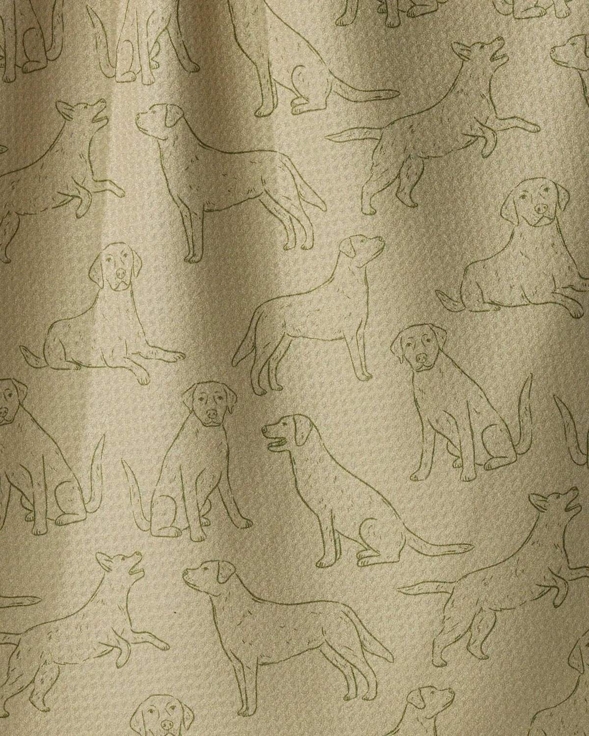 Lab Pups Tea Towel: Aloe