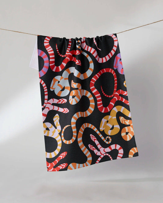 Serpentine Riot Tea Towel