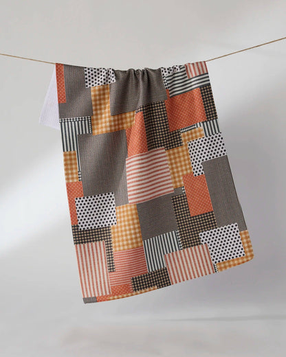 Patch and Pumpkin Tea Towel