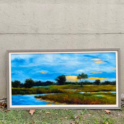 Glorious Day Textured Framed Print