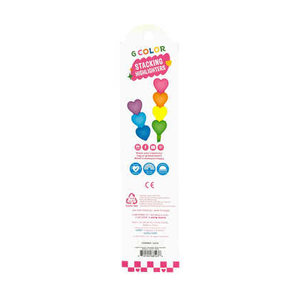 Heart Stacks: Stacking Highlighters