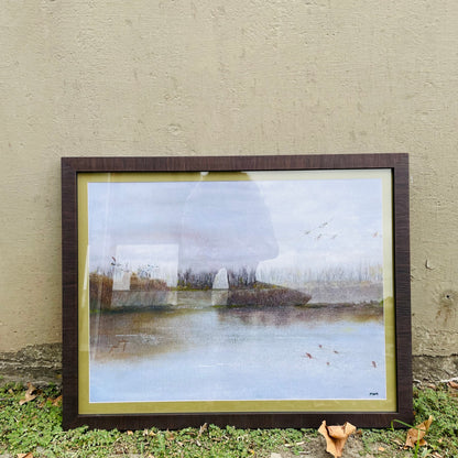 Duck Pond Framed Print