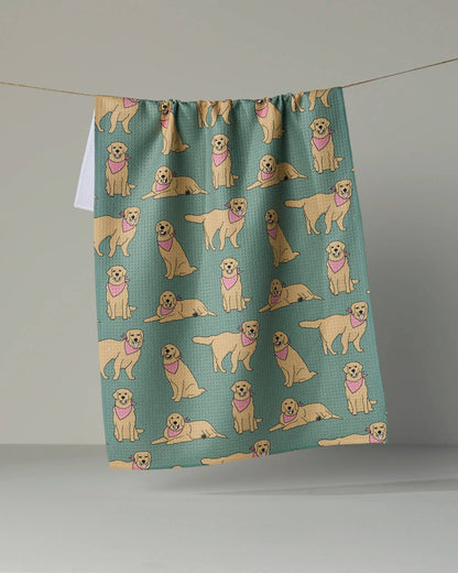 Golden Days Tea Towel: Sage