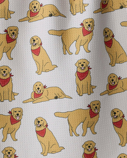 Golden Days Tea Towel: Vanilla