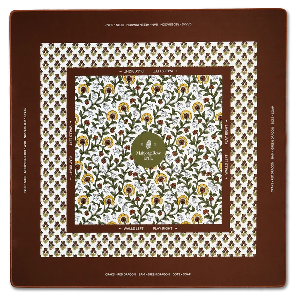 Autumn Saffron Mahjong Mat