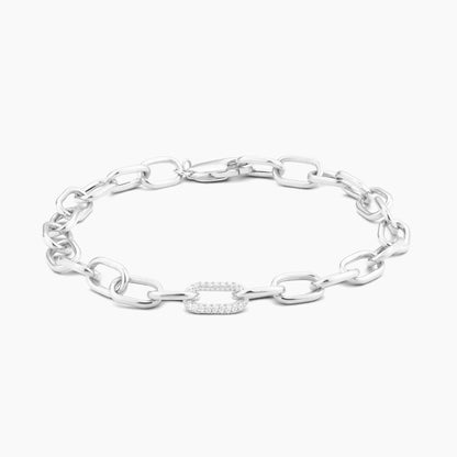Silver Waterproof The Strongest Link Chain Bracelet