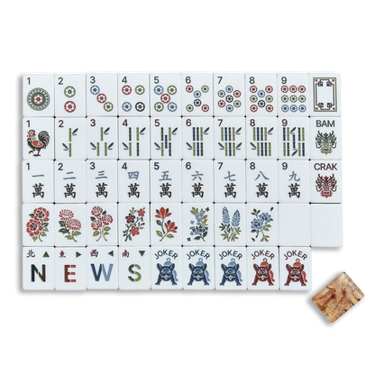 Cypress Forrest Mahjong Tiles