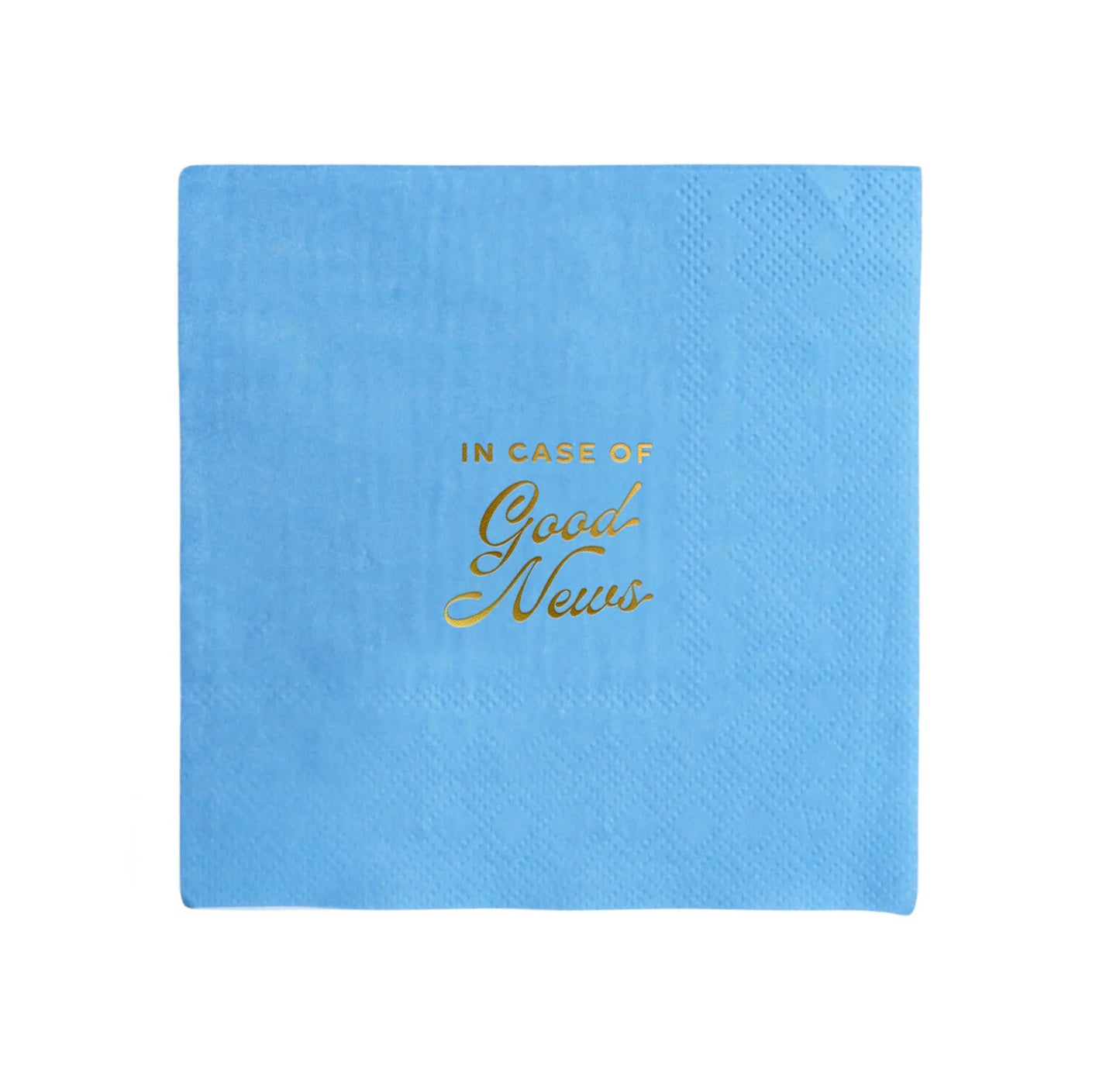 In Case of Good News Cocktail Napkin