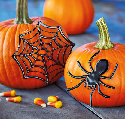 Spider And Web Pumpkin Picks