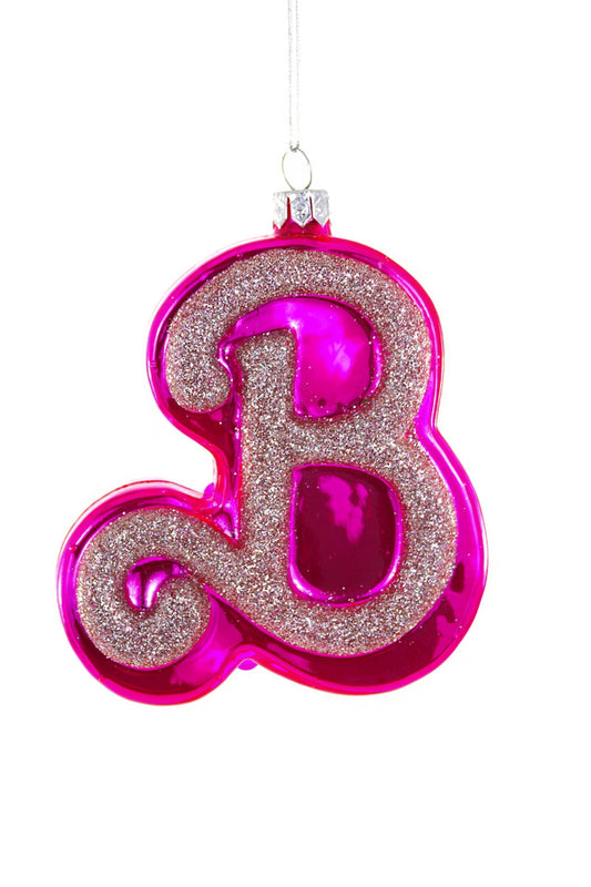 Barbie "B" Ornament