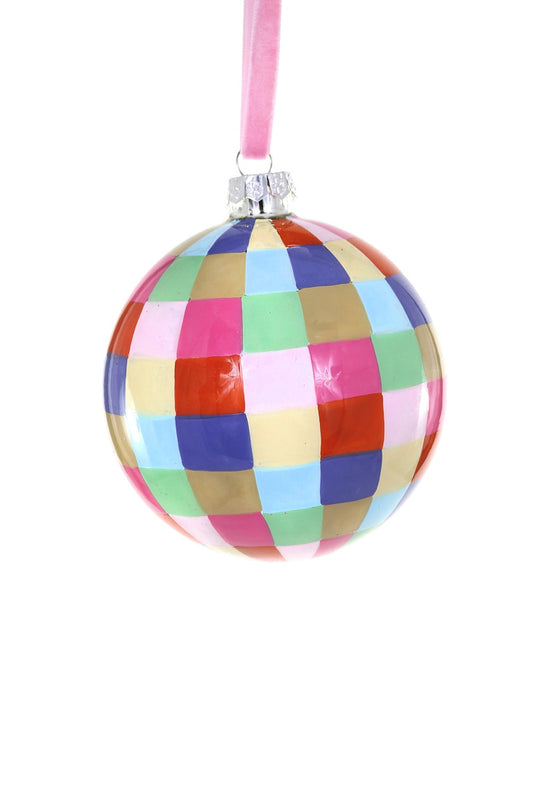 Bright Checkered Bauble