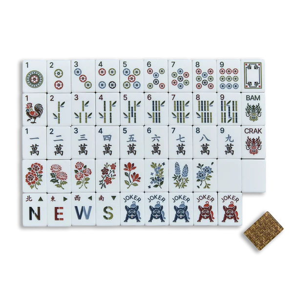 Honey Weave Mahjong Tiles