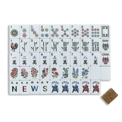 Honey Weave Mahjong Tiles