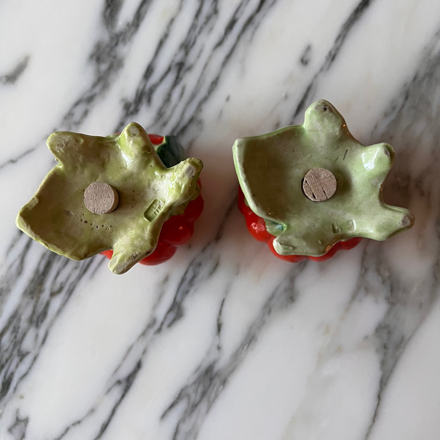 Tomato Salt & Pepper Shaker Set- Vintage