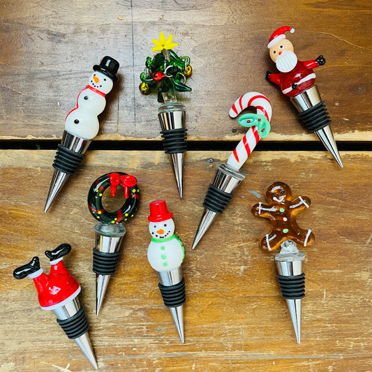 Christmas Icon Wine Stopper
