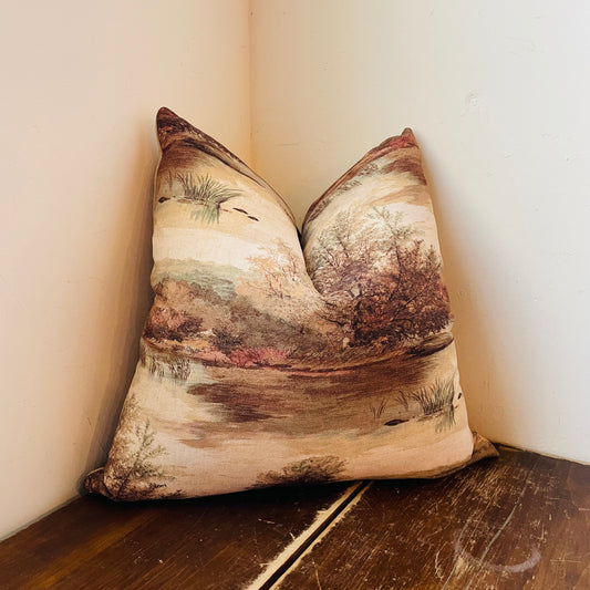 Constable Fire Feather Down 24x24 Pillow