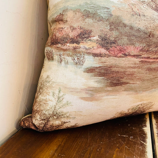 Constable Fire Feather Down 24x24 Pillow