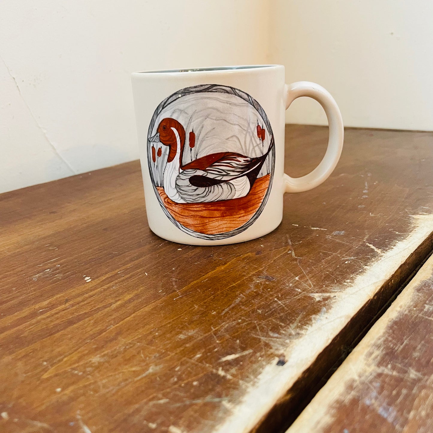 Canvasback Duck Coffee Mug- Vintage