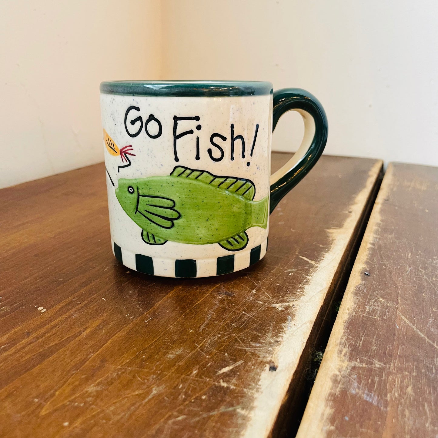 Go Fish Coffee Mug- Vintage