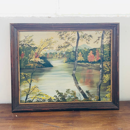 G. Pintado Original Oil Painting - Vintage