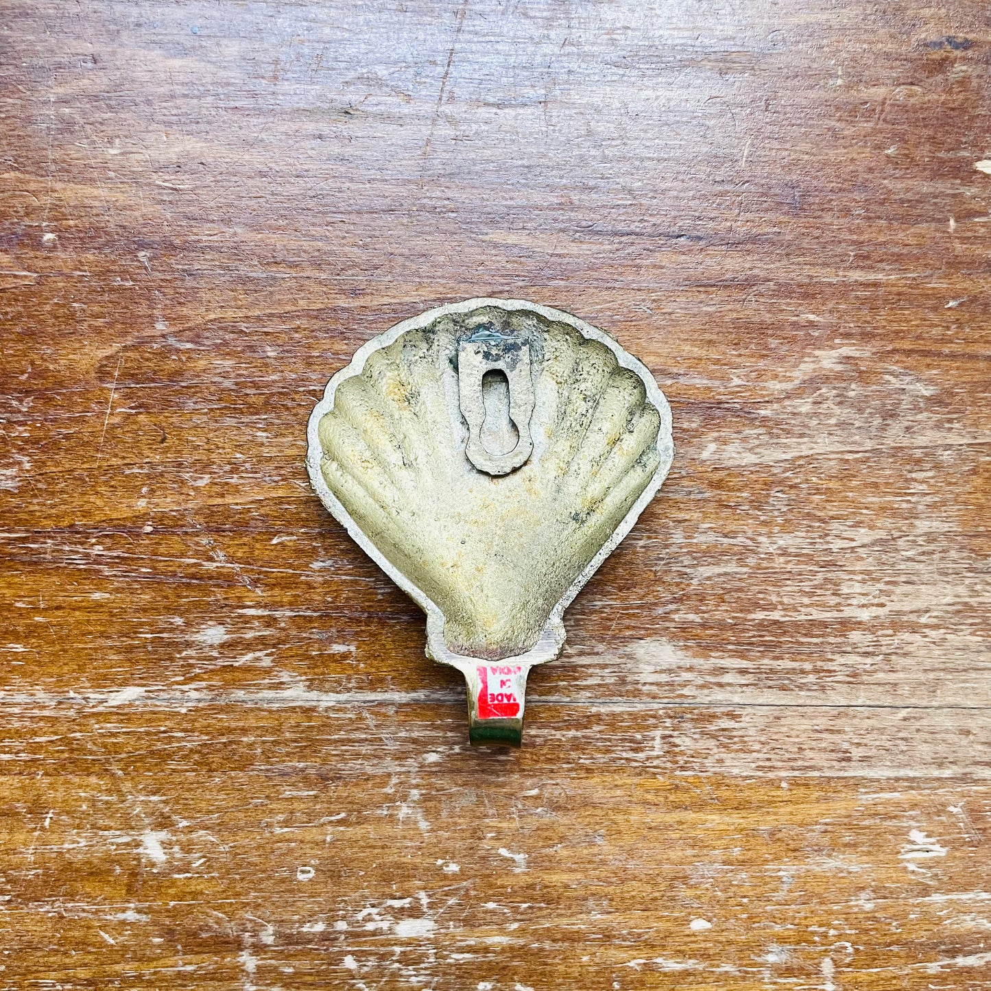 Brass Shell Wall Hook- Vintage