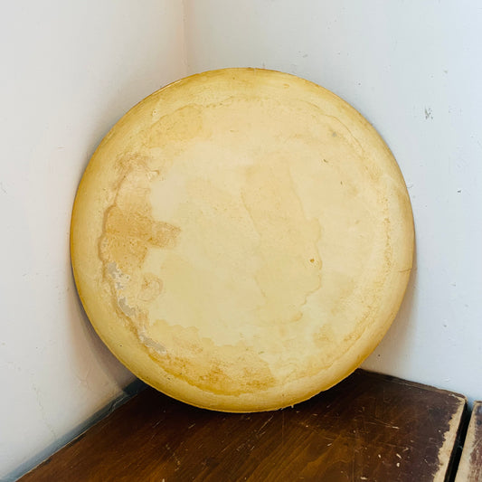Yellow/Green/Red Round Tray-Vintage