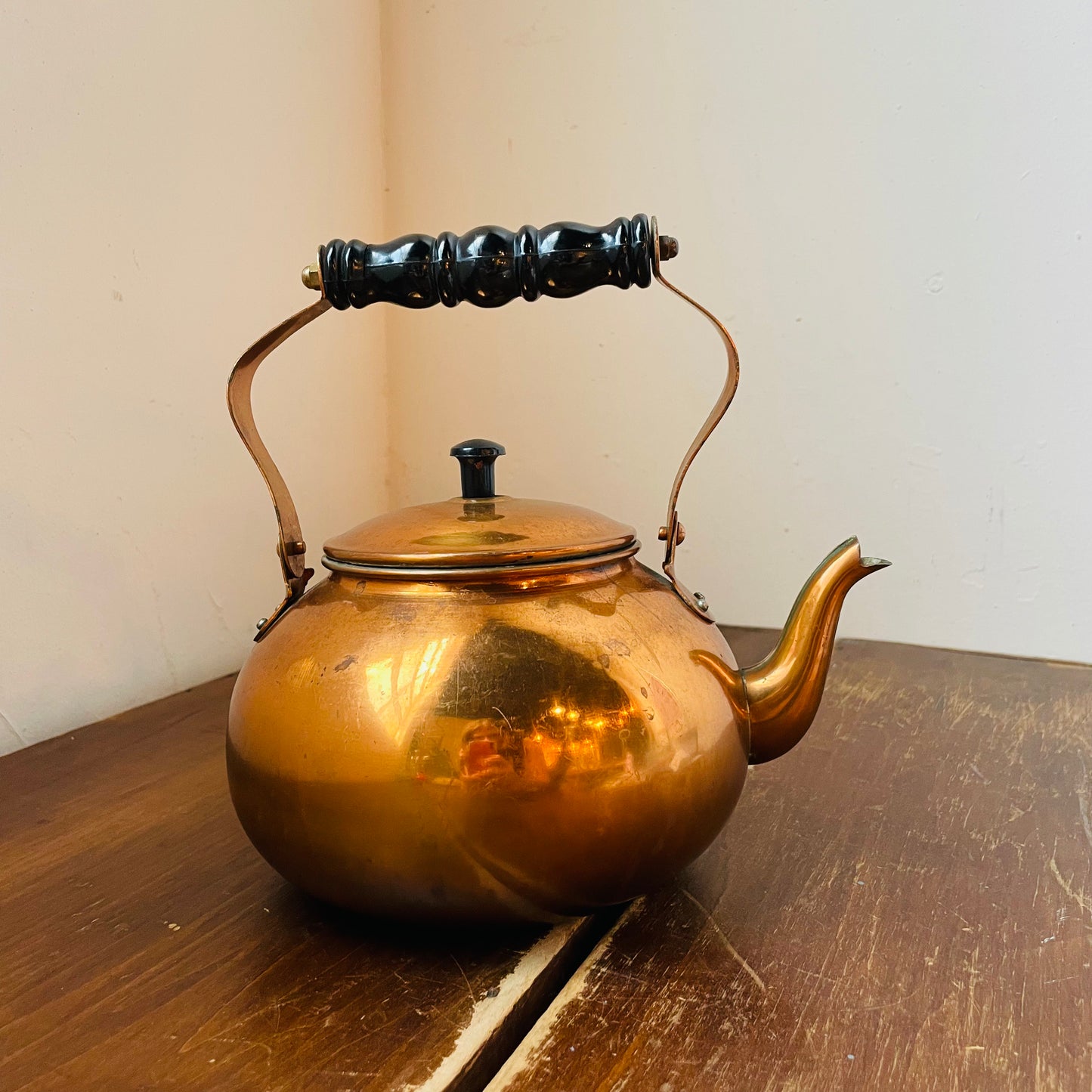 Copper Tea Kettle- Vintage