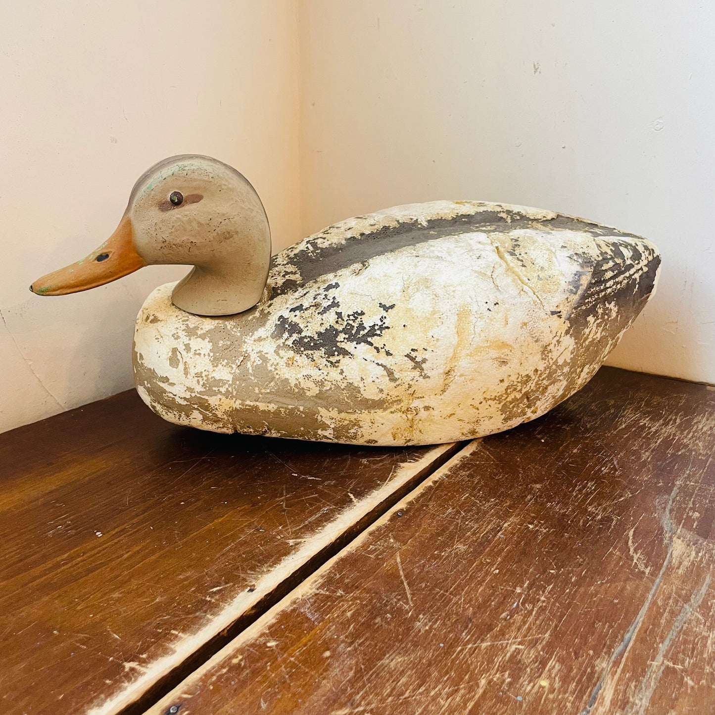 Duck Decoy Molded Foam-Vintage