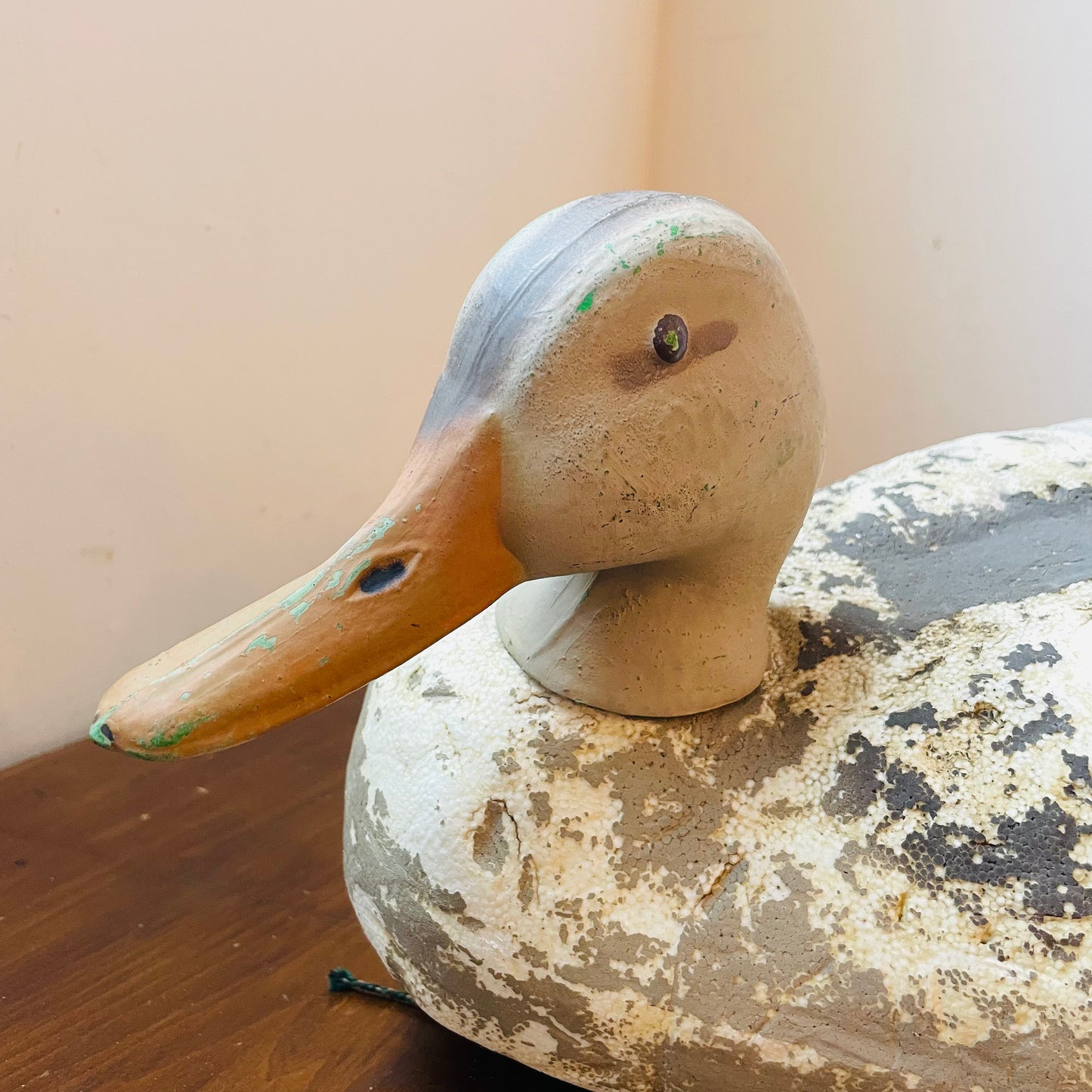 Duck Decoy Molded Foam-Vintage