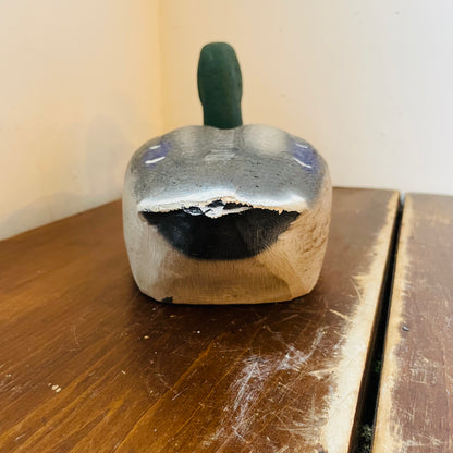 Duck Decoy Hand-Carved, Hand-Painted-Vintage