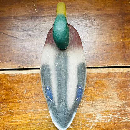 Duck Decoy Hand-Carved, Hand-Painted-Vintage