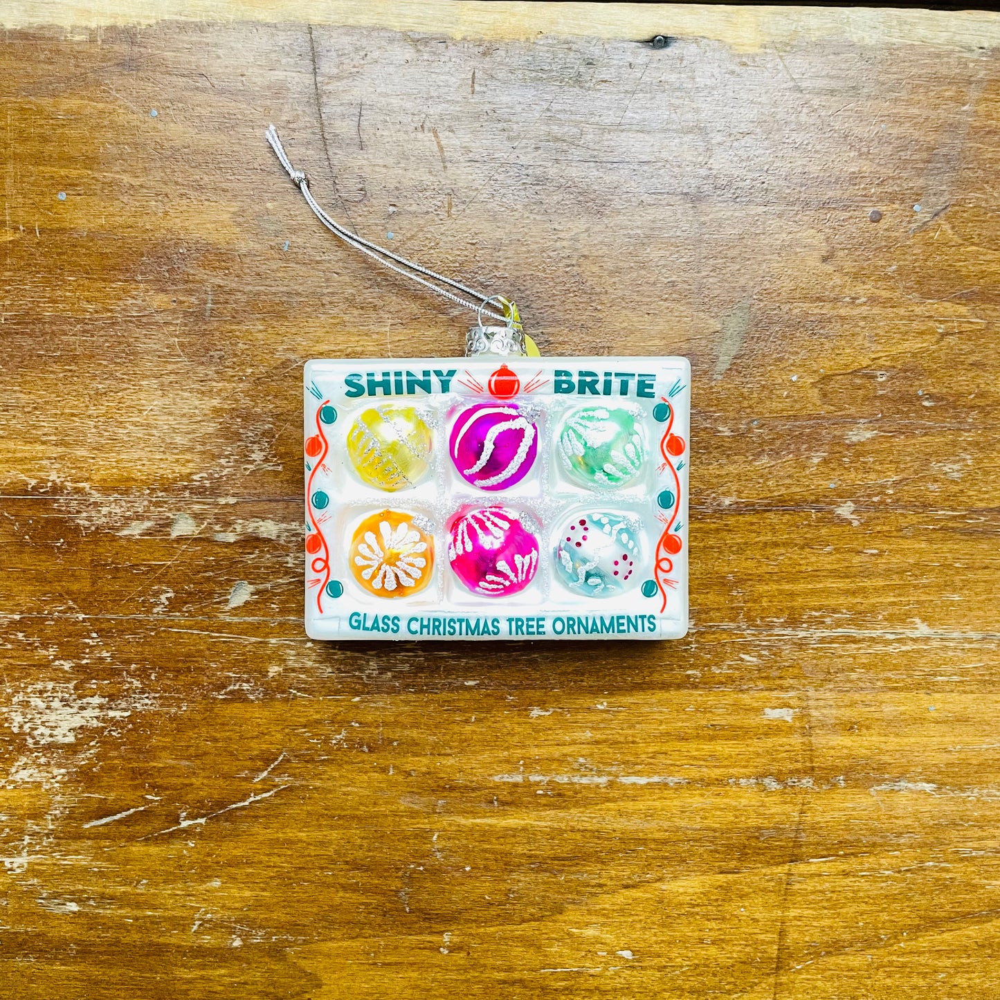 Shiny Brite Box Ornament