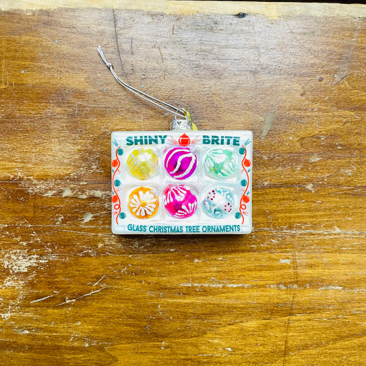 Shiny Brite Box Ornament